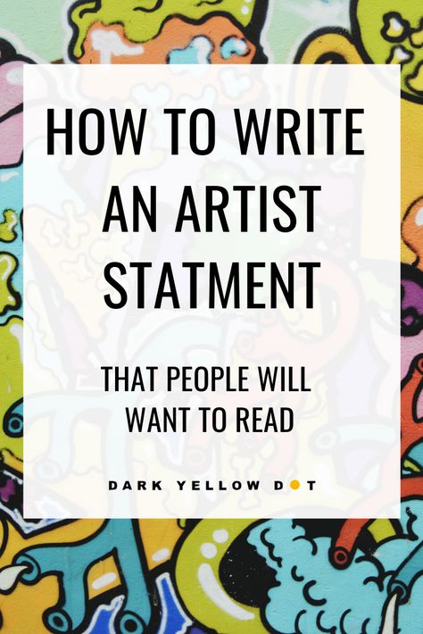 Artist Bio Photo, Art Portfolio Prompts, Branding For Artists, Logos For Artists, Artist Statement Template, Networking Tips, Art Branding, Learning Art, Art Tutor