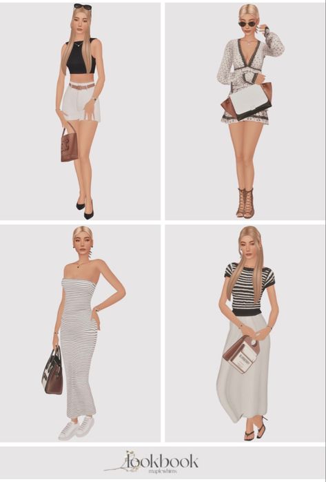 Sims 4 Clean Girl Cc Clothes, Sims 4 Lookbooks Cc Female, Sims 4 Mum Outfits, Sims Patreon Clothes, Sims 4 Clothes Cc Lookbooks, Sims 4 Teen Outfits, Sims 4 Teen Lookbooks Cc, Sims 4 Cc Coastal Clothes, Sims 4 Famous Cc