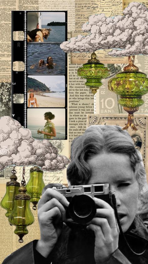 Film Collage Photography, Film Photography Collage, Film Collage Aesthetic, Film Photo Collage, Collages Aesthetic Vintage, Camera Collage, Key Pictures, Nature Library, Film Moodboard