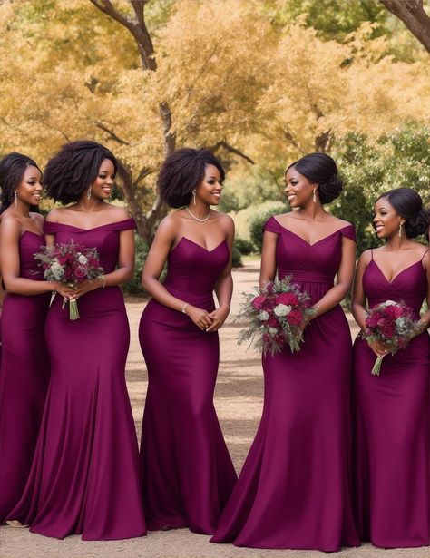 Bridal Maids Dresses Style, Plus Size Wedding Guest Outfits, Maid Of Honor Dress, Latest Bridesmaid Dresses, Off Shoulder Bridesmaid Dress, Mermaid Long Bridesmaid Dresses, African Bridal Dress, African Bridesmaid Dresses, Gorgeous Bridesmaid Dresses