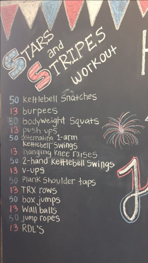 Fourth Of July Workout, 4th Of July Workout, Fun Fitness Games, Exercise Hiit, July Workout, Bootcamp Ideas, Hotel Workout, Emom Workout, Crossfit Kids