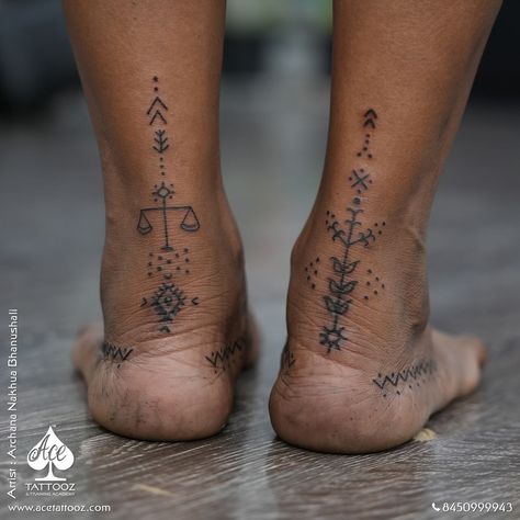 For the love for feet tattoos ,rebari art style tattooing and taking the pain like cake walk ✨🥰loved doing it for her … tattooing a friend and a student of the same yoga guru ✨🙏🏽grateful and much more ✨🙏🏽🙏🏽🙏🏽 done @acetattooz by @archana_acetattooz . . . (Rabari tattoo, tattoo, tattoo artist, Ace Tattooz, Ace Tattooz India, Mumbai, Colaba, Ghatkopar, Andheri) Rabari Tattoo, Tattoo Yoga, Yoga Guru, Cake Walk, Foot Tattoo, Foot Tattoos, My Tattoos, Tattoo Tattoo, Tattoo Artist