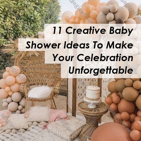 Discover 11 creative baby shower ideas that will make your celebration unforgettable! From unique themes to fun games and delightful treats, this guide is packed with inspiration to help you plan the perfect event. Whether you're hosting a cozy gathering or a grand affair, these baby shower ideas will ensure a memorable experience for the mom-to-be and all her guests. Get ready to celebrate in style and create lasting memories! Baby Shower Set Up Ideas Layout, Creative Baby Shower Ideas, Unique Baby Shower Cakes, Cozy Gathering, Unique Themes, Bohemian Baby Shower, Amazing Showers, Creative Baby Shower, Baby Shower Photos