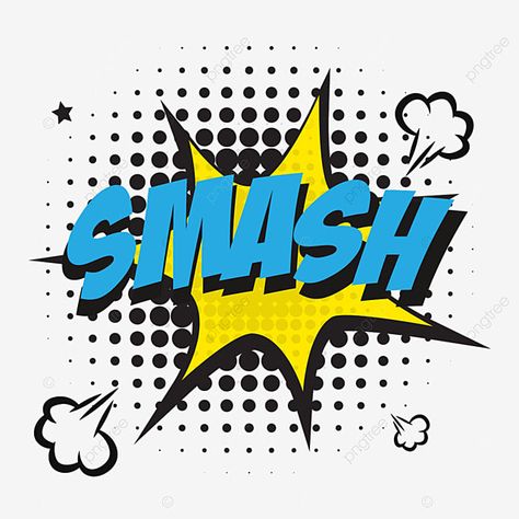 smash text pop comic style Comic Elements, Pop Art Vector, Chalkboard Fonts, Comic Text, Scrapbook Pictures, Cartoon Png, Pop Art Comic, Smash Burger, Art Comic