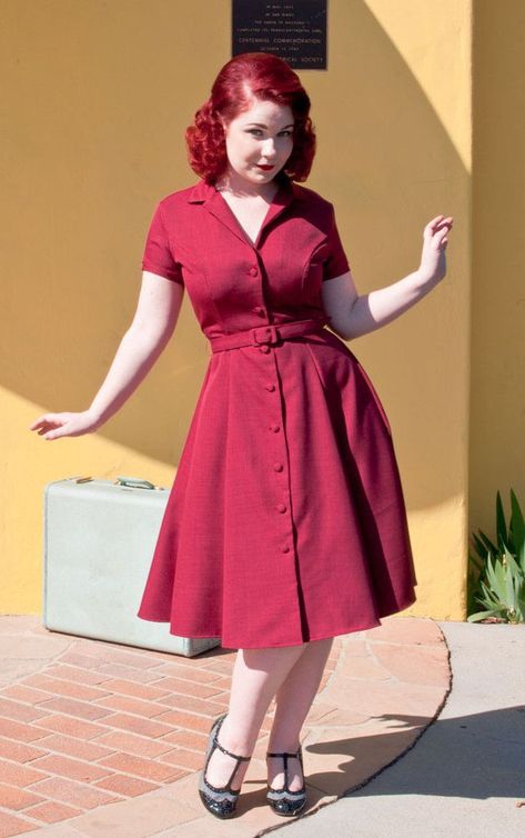 Fashion 1940s Style, Forties Fashion, 1940s Fashion Dresses, 1940s Woman, Fashion 1940s, Dresses 40s, Afternoon Dress, Fashion 1950s, 40s Fashion