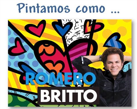 TÍTULO:         JUSTIFICACIÓN:     Para el proyecto he decidido escoger a Romero Britto por dos razones: una de ellas es fomentar la curios... Red Y, Opening Day, Art Lesson, Art Lessons, Painting & Drawing, Pop Art, Backpacks, Drawings, Red