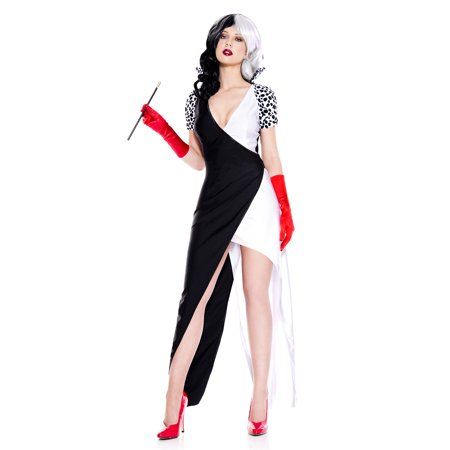 White Queen Costume, Oogie Boogie Costume, Halloween Costumes Dress, Villain Party, Cruella Deville Costume, Creative Costume Ideas, Cruella Costume, Villains Party, Cloak Dress