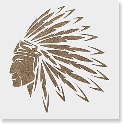 Indian Stencil, American Indian Crafts, Native American Drawing, Whatsapp Wallpaper Cute, Indian Headdress, Native American Artwork, Decorative Plaster, Painting Templates, Indian Crafts