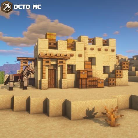 Minecraft Building Ideas Dessert, Minecraft Desert Base Ideas, Minecraft Dessert House Ideas, Dessert Minecraft House, Dessert Village Minecraft, Minecraft Desert Building Ideas, Minecraft Dessert Build, Minecraft Dessert House, Minecraft Desert Base