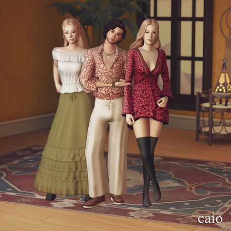 Sims 4 Caio Cc, 70s Sims 4, Sims 4 70s Cc, Sims 4 Mm Cc, Sims 4 Mm, Sims 4 Cc Finds, Ts4 Cc, The Sims4, 70s Inspired