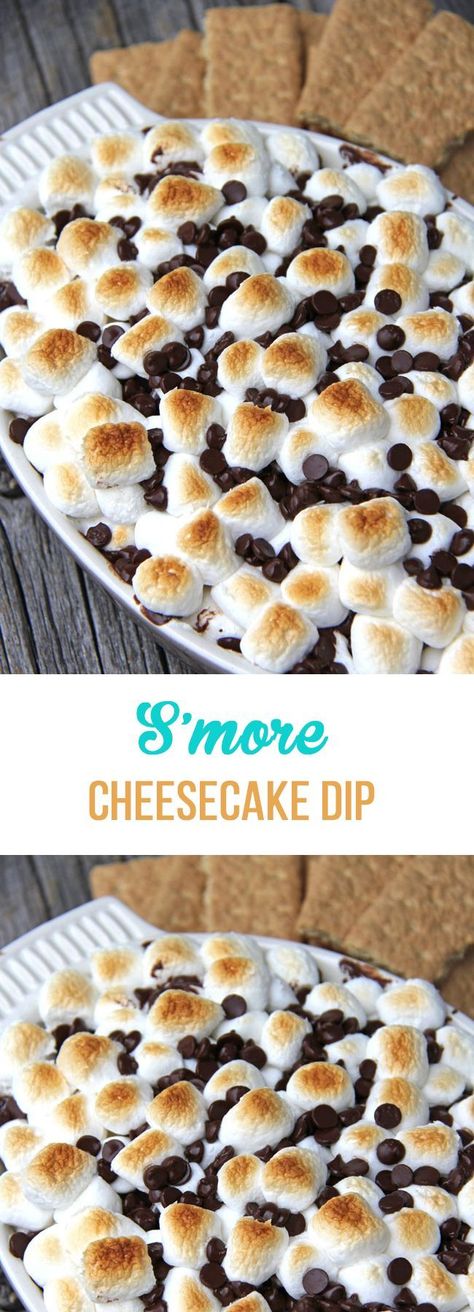 Party Appetizer Dips, Fruit Salad With Marshmallows, Smores Dip, Smores Dessert, Party Snacks Easy, Cake Dip, Cream Dip, Cheese Dip Recipes, Cheesecake Dip