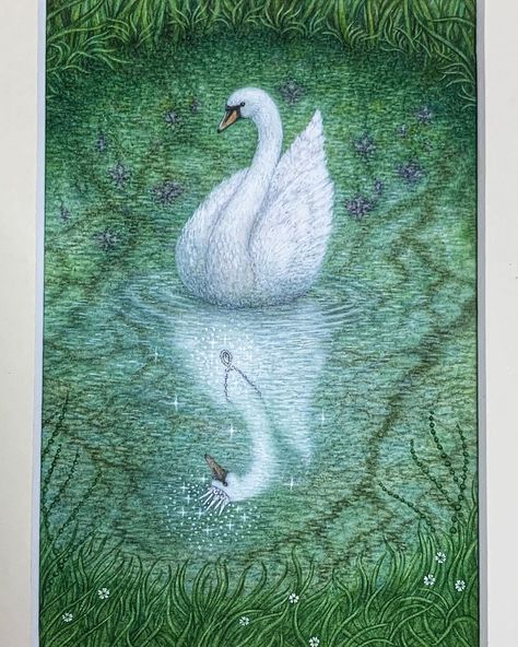 Tarot Deck, Tarot Decks, Blue Bird, Enchanted, The Amazing, Art Journal, Original Art, Forest, Birds