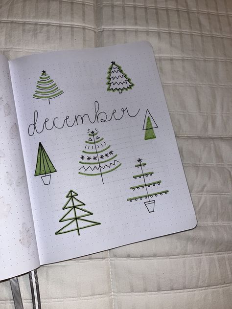 December bullet journal. Christmas trees bullet journal. Bullet journal ideas. Winter bullet journal. Bullet journal for beginners. Bullet journal title page. December Title Page Bullet Journal, December Doodles Bullet Journal, Simple December Bullet Journal, 2024 Title Page, December Title Page, Winter Bullet Journal, Journal Title Page, Bullet Journal Title Page, December Journal