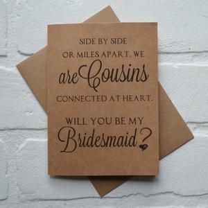 Ways To Ask Bridesmaids, Bridal Gifts For Bride, Bridesmaid Proposal Diy, Bridal Proposal, Bridal Card, Bridesmaids Proposal, Envelope Printing, Bridesmaid Proposal Card, Friends Bridal