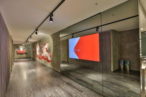 Vodafone Office, Office Tour, Above Couch, Office Photo, Office Snapshots, Main Door, Istanbul Turkey, Office Design, Track Lighting