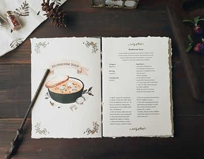 The Witch's Cookbook - by Septianie Putri @Catellites Witch Cookbook, Utopian World, Cookbook Inspiration, Witch Books, Indian Kitchen, Kitchen Witch, Green Witch, Mushroom Soup, Hope Chest