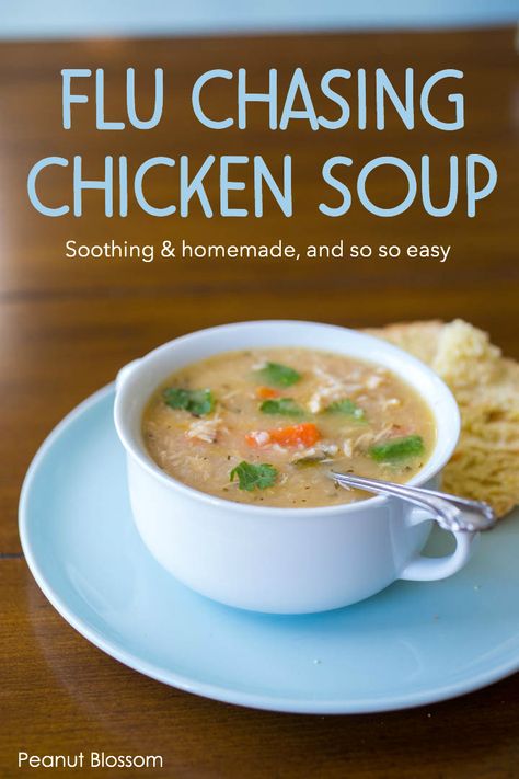 Chicken Soup For Sickness, Chicken Soup For Colds, Homemade Chicken Soup, Seared Chicken Breast, Seared Chicken, Easy Chicken Breast, Chicken Soup Recipes, Family Kitchen, Whole Chicken