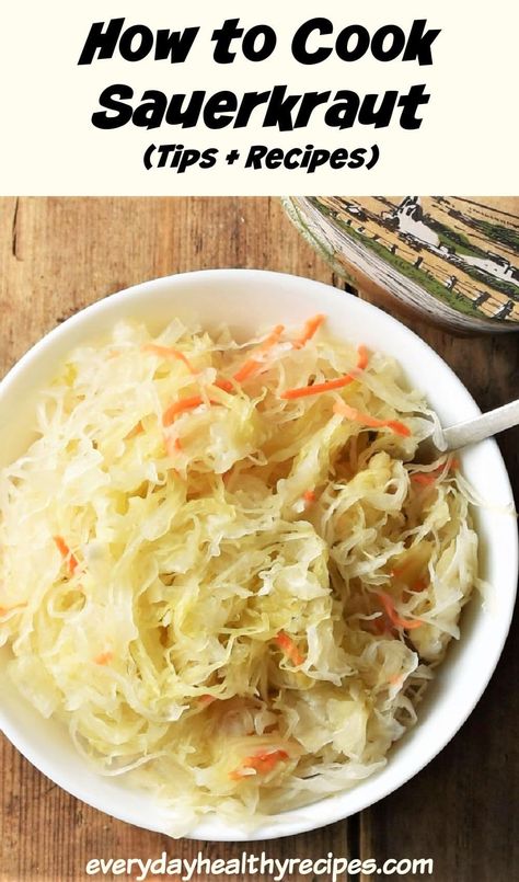 How To Cook Canned Sauerkraut, How To Make Saurkraut Recipes, How To Cook Sourkrout, Cabbage And Sauerkraut Recipes, Saurkraut Recipes Side Dish, How To Cook Sauerkraut, Quick Sauerkraut Recipes, Best Ever Saurkraut, Saurcraught Recipes