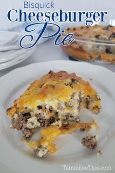 Bisquick Inspired Recipes, Bisquick Recipes Dinner, Impossible Cheeseburger Pie, Impossible Cheeseburger, Cheeseburger Casserole Recipe, Impossible Pies, Gluten Free Bisquick, Impossible Pie, Cheeseburger Pie