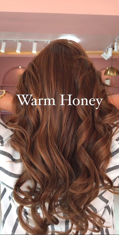 Warm Brunette Hair Color, Honey Brown Hair Color, Warm Brown Hair, Rambut Brunette, Golden Brown Hair, Brown Hair Shades, Honey Brown Hair, Dreamy Aesthetic, Hair Mistakes