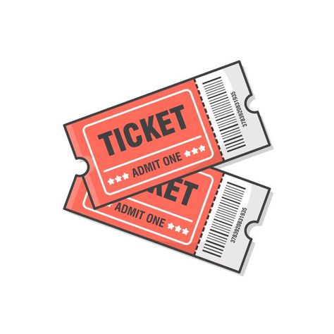 Tickets Illustration, Ticket Illustration, Ticket Logo, Patch Inspiration, Ticket Drawing, Vector Illustration People, Film Tape, Film Logo, Cinema Ticket