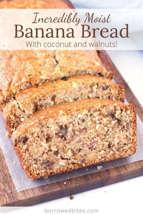 Banana Nut Bread Recipe Moist, Soft Banana Bread, Brunch Crowd, Rhodes Bread Dough, Christmas Eve Brunch, Pancakes Bacon, Oven Baked Bacon, Banana Nut Bread Recipe, Cheesecake Factory Recipes