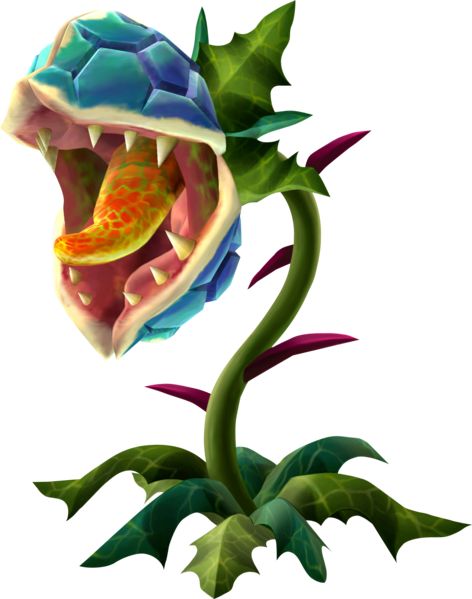 Zelda Enemies, Monster Plant, Legend Of Zelda Skyward, Zelda Skyward, Character References, The Legend Of Zelda, Legend Of Zelda, Plant Leaves, Character Art