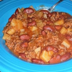 Shipwreck Stew - Allrecipes.com Shipwreck Stew Recipe, Hobo Recipes, Shipwreck Stew, Campfire Stew, Frugal Cooking, 5 Ingredient Dinners, Dinner Club, Ground Beef Tacos, Recipes With Few Ingredients