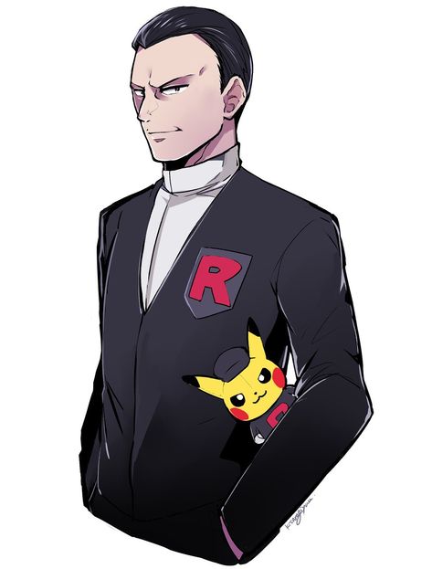 Team Rocket Giovanni, Pokemon Giovanni, Giovanni Pokemon, Pokemon Trainer Art, Rainbow Rocket, Pokémon Oras, Office Romance, Pokémon X And Y, Shiny Pokemon