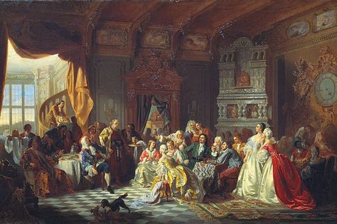 Oil on canvas. 1858. State Russian Museum.  Assembly before Peter the Great Peter The Great, Russian History, History Painting, Great Paintings, A4 Poster, Victorian Art, Russian Art, Vintage Artwork, Art Reproductions