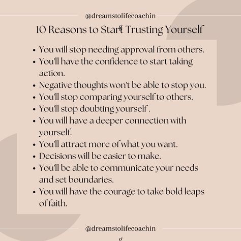 How To Build Trust With Yourself, How To Trust Myself, Connecting With Yourself, Being Secure With Yourself, Connection To Self, Learning To Trust Yourself, How To Build Self Trust, Building Self Trust, How To Be Secure With Yourself