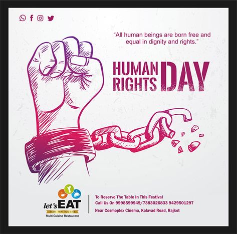 Doctor Background, International Human Rights Day, Human Rights Day, Human Right, Interaction Design, Design Advertising, Social Media Design Graphics, Interactive Design, Social Media Design