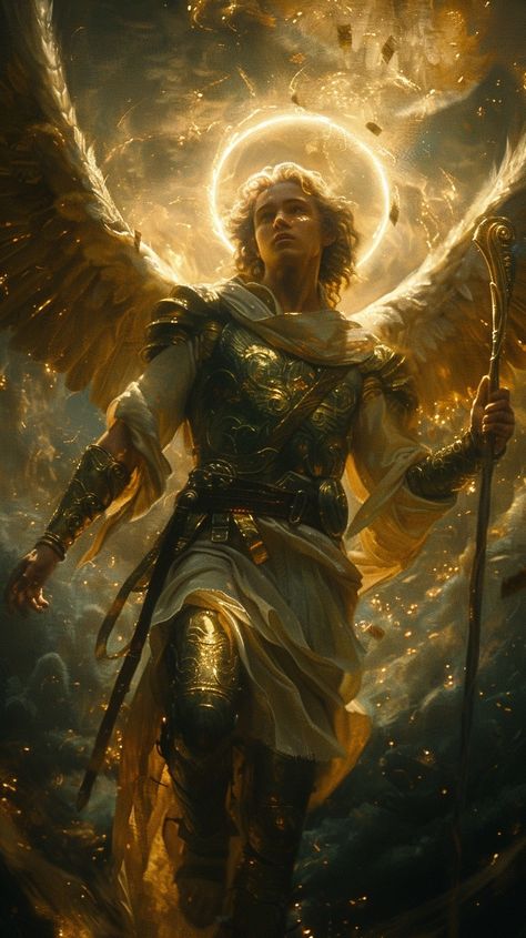 Midjourney Feed Gabriel Angel Art, Ark Angel Michael, Watchers Angels, Angel Fantasy Art, Arch Angel Michael, Angel Knight, Guardian Angel Images, Warrior Angel, Michael Angelo