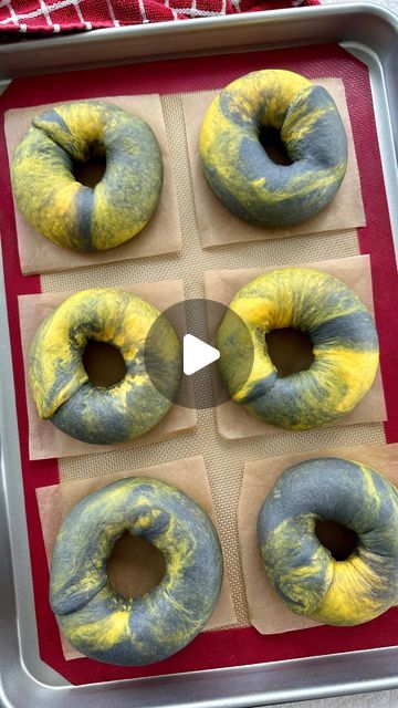 Halloween Bagels, Pumpkin Bagels Recipe Homemade, Sourdough Pumpkin Bagel Recipe, 2 Ingredient Dough Pumpkin Bagels, Pumpkin Bagel Recipe, Black Cocoa Powder, Pumpkin Bagels, Black Cocoa, Charcoal Powder