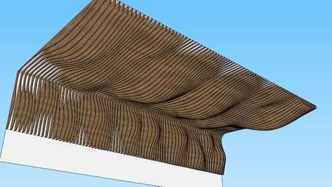 wall, wave, design, duvar, dalga dizayn | 3D Warehouse Bamboo Roof, Office Table Design, Interior Architecture Drawing, Urban Landscape Design, Interior Design Presentation, Architecture Design Sketch, Architecture Model House, Sketchup Model, Spa Design