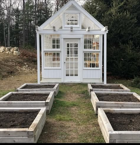 Driving Me Crazy, Shed Of The Year, Backyard Greenhouse, Greenhouse Plans, Farm Garden, Diy Greenhouse, Garden Greenhouse, Clean Slate, Home Vegetable Garden