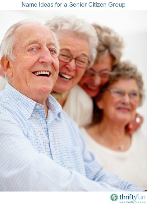 Groups and clubs are a great way to get folks together for outings. This guide provides suggestions for naming a senior citizen's group. Group Names Ideas, Senior Activities, Senior Health, Retirement Community, Senior Fitness, Senior Citizen, Old People, Tai Chi, Cool Names