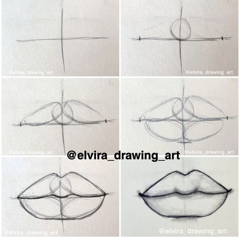 Lip Doodles, Elvira Drawing, Draw Anime Lips, Human Face Sketch, How To Draw Lips, Lips Tutorial, Lips Sketch, Face Art Drawing, Draw Lips