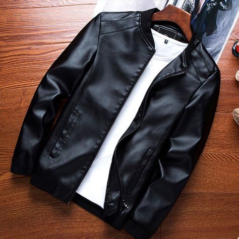 Jacket Man, Leather Jacket Men Style, Casual Leather Jacket, Men Fashion Casual Shirts, Stylish Hoodies, Designer Suits For Men, Mens Casual Dress Outfits, Men Stylish Dress, Jackets Men Fashion