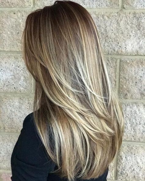 Short Layers on Long Hair: 13 Examples of This Hot Trend Shaved Side Hairstyles, Fresh Haircut, Long Layered Haircuts, Short Layers, Brown Blonde Hair, Long Blonde, Haircut For Thick Hair, Long Layered Hair, Haircuts For Long Hair