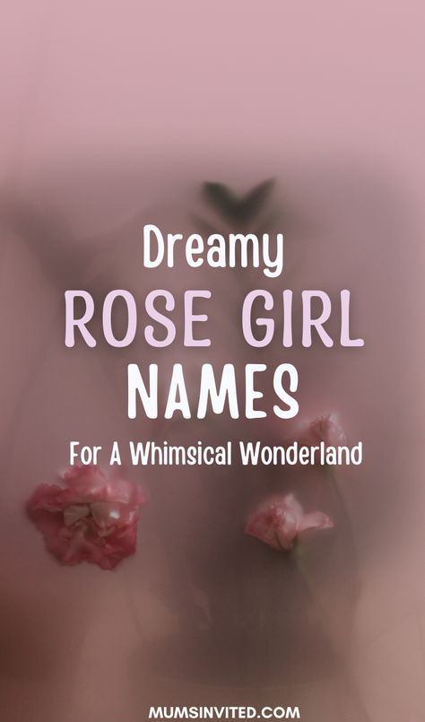 Are you searching for unique and rare girl names that mean rose? Explore our list of meaningful girl names inspired by fairy tales, with whimsical, mystical, ethereal, and enchanting themes. These cute baby names are sure to add a touch of magic to your baby's life. These rose names are perfect for spring! Names that mean rose. Girl names that mean rose. wet flower wallpaper. Wet flowers aesthetic iPhone japan. Rose Username Ideas, Wet Flowers Aesthetic, Wet Flower Wallpaper, Rare Aesthetics List, Rose Name Aesthetic, Feminine Names Aesthetic, Unique Flowers Names, Ethereal Names With Meaning, Rose Name Meaning