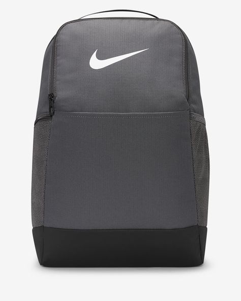 Nike Brasilia 9.5 Training Backpack (Medium, 24L). Nike.com Grey Aesthetic, Nike Backpack, Gray Aesthetic, Free Delivery, Backpacks, Train, Nike, Grey, Quick Saves