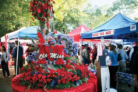 Ole Miss Tailgating, Future University, Ole Miss Football, Oxford Mississippi, Southern Living Magazine, Hotty Toddy, Miss Girl, Football Tailgate, Southern Fashion