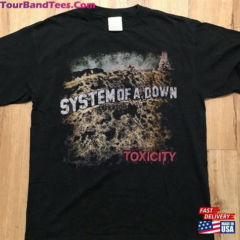 System Of A Down Toxicity Album Tour Concert Tee Heavy Metal Band Gift Sweatshirt Classic Check more at https://tourbandtees.com/product/system-of-a-down-toxicity-album-tour-concert-tee-heavy-metal-band-gift-sweatshirt-classic/ Toxicity Album, System Of A Down Toxicity, Metal Band Shirts, Metal Shirts, System Of A Down, Heavy Metal Bands, Concert Tees, Swaggy Outfits, Metal Band