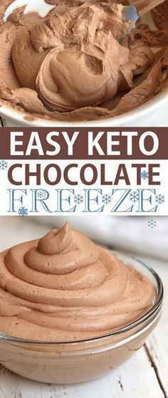 Keto Dip Recipes, Keto Chocolate Frosty, Dolce Poche Calorie, Simply Keto, Low Carb Desserts Easy, Chocolate Frosty, Bacon Mushroom, Frosty Recipe, Desserts Keto