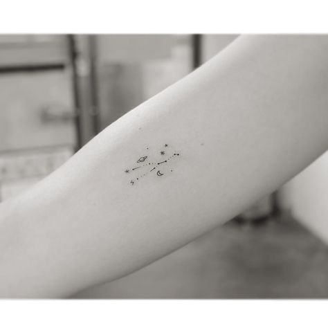 Cetus Constellation Tattoo, Taurus Zodiac Constellation Tattoo, Taurus Flower Constellation Tattoo, Taurus Star Constellation Tattoo, Minimalist Taurus Constellation Tattoo, Taurus Constellation Tattoo, Astronomy Constellations, Constellation Tattoo, Taurus Constellation