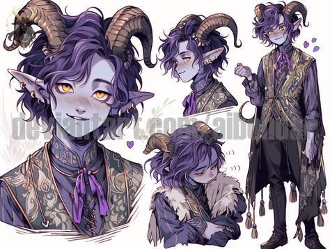 Tiefling child for $4 here https://www.deviantart.com/aibondar/art/Tiefling-Child-12-12-23-4-23-1003217697 More adopts here: https://www.deviantart.com/aibondar ✨ Save your favorite magical creations! Join us in exploring AI-crafted art and sharing ideas. #MagicArt #Mystique #DigitalCreation #ArtCommunity" #adopt #adoptable #aibondar Humanoid Creature Design Male, Dnd Child Character, Purple Tiefling Male, Tiefling Child, Teifling Character Design, Child Oc Art, Dnd Changeling, Purple Tiefling, Tiefling Art