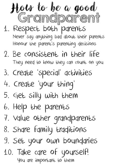 how to be a good grandparent. Grandparent rules How To Be A Good Grandmother, Grandparents Respecting Parents Rules, How To Be A Good Grandma, When Grandparents Aren't Involved, Grandparents Favoritism, Things To Do With Your Grandma, Becoming Grandparents, Being A Grandparent, Grandma Journal