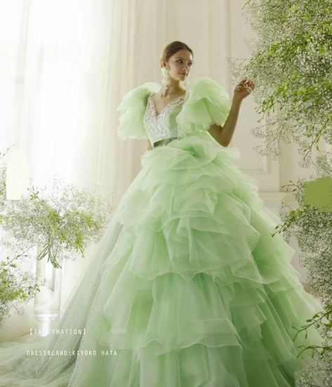 Pista Colour, Colors Name In English, Mint Leaf, Green Gown, Fashion Gowns, Color Dress, Seafoam Green, Dream Board, Pale Green