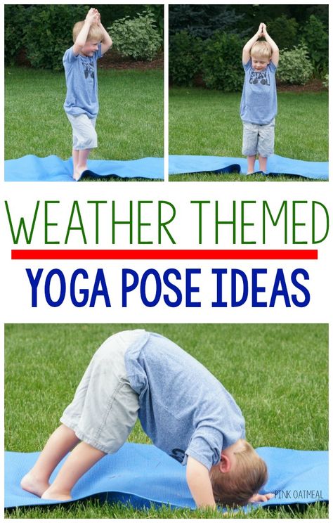 Are you looking for a great way to get your kids moving?  A fun way to increase participation in the classroom, therapy, programming, or home?  How about a great way to get the kids moving during your morning meeting?  Then you’ve got to try weather themed yoga.  No, you don’t need to be a yogi...Read More Weather Kindergarten, Weather Lesson Plans, Weather Experiments, Weather Activities Preschool, Weather Activities For Kids, Weather Lessons, Preschool Weather, Kinesthetic Learning, Weather Crafts